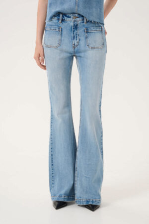 Dango High Waist Bootcut Jean Light Blue