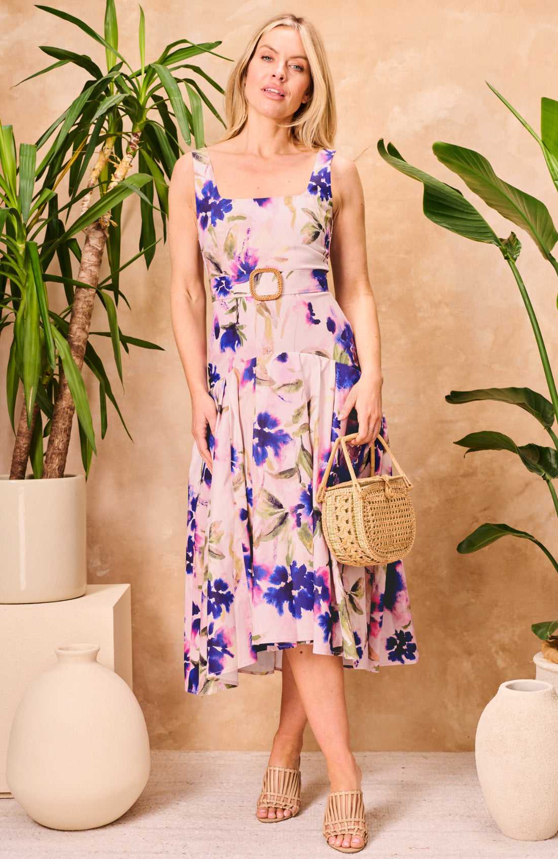 Lavinia Drop Hem Dress