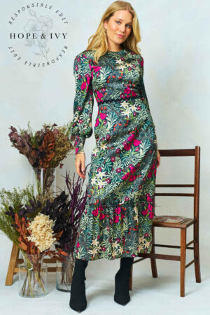 Bramble High Neck Dress