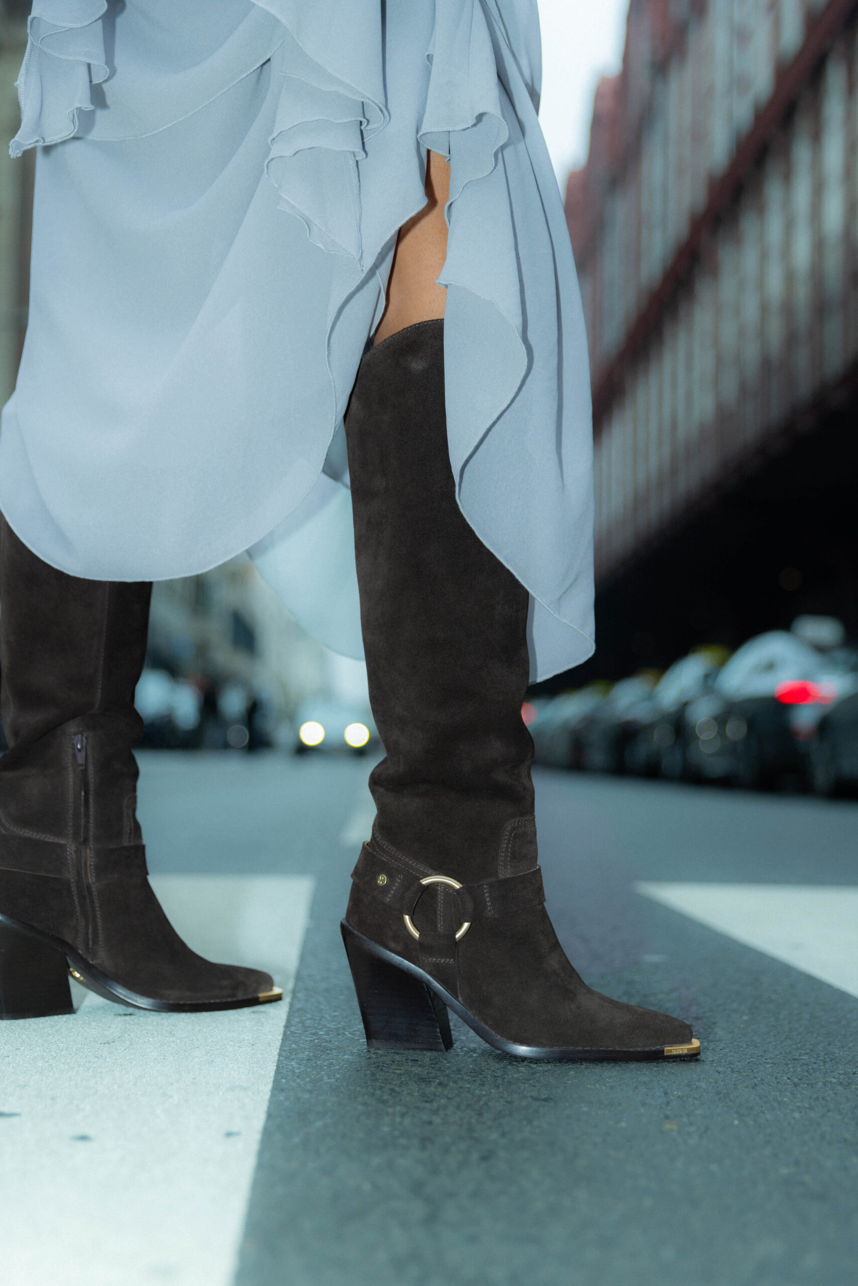 Kole Suede knee boot