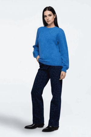 Asla Open Back Knit Blue