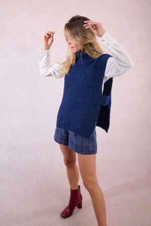 Mia Tunic Blue/Black