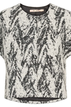 Hika Vest Black/White