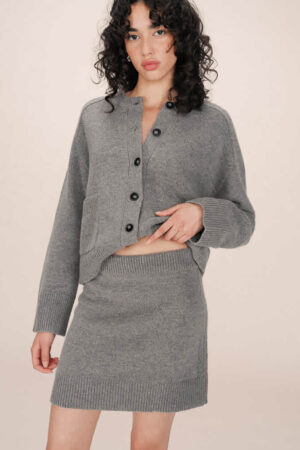 Shae Mini Skirt Grey