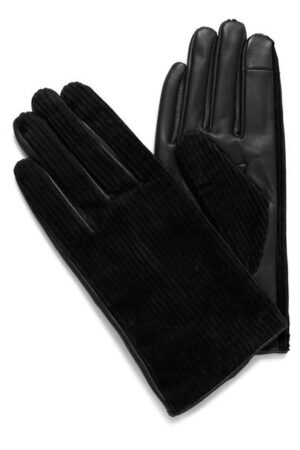 Livia Leather Mix Glove Black