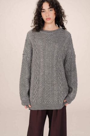 Saverio Oversized Knit Grey