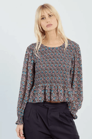 Jordyn Floral Peplum Top