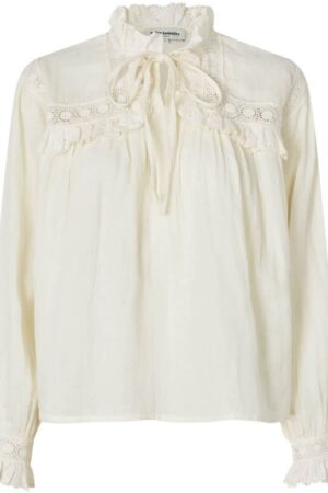 Gemma Embroidered Shirt Cream