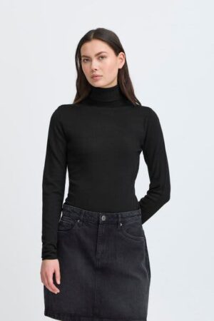 Mafa Fine Knit Polo Black