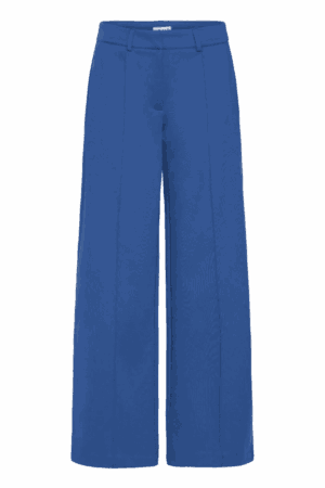 Kate Wide Leg Trouser Blue
