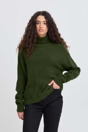 Dasila Poloneck Green Jumper