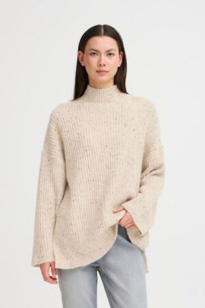 Drews Longline Jumper Oatmeal