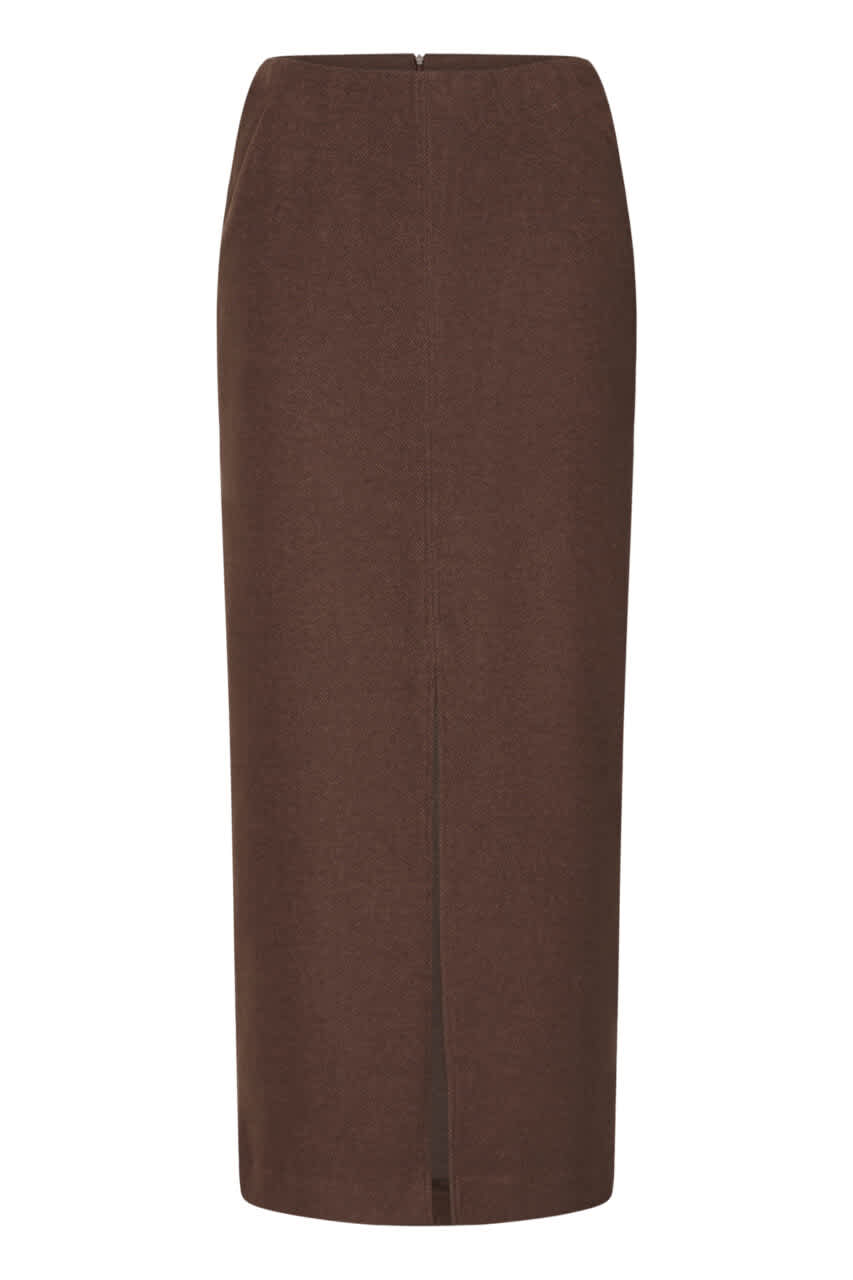 Kate Woolley Skirt Coffee Bean