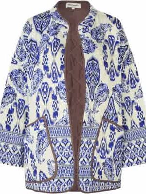 Lulu Paisley Jacket Blue