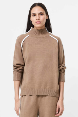 Jordan Jumper Camel/Porcelain Cream