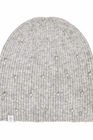 Daphne Embellished Beanie Grey