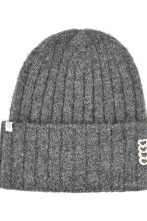 Daniela Beanie Dark Grey