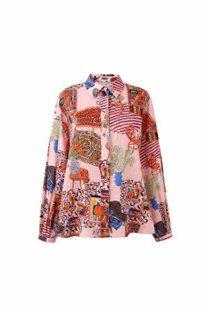 Gerbera Salon pink shirt