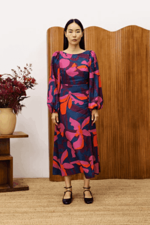Stendhal Geo Flowers Dress