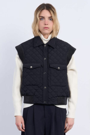 Jen Sleeveless Quilted Jacket