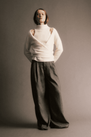 Michelle Cold Shoulder Poloneck