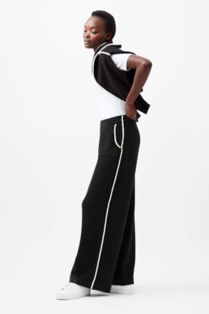 Jordan Trouser Black/Porcelain  Cream