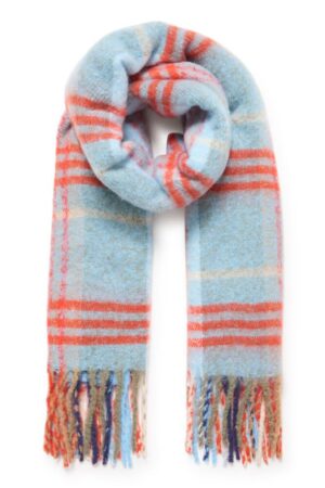 Elma Check Scarf Patriot Blue