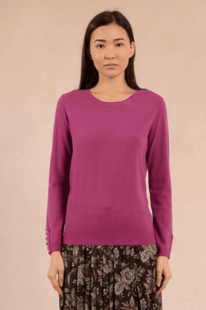 Hadassah Pearl Knit Dark Purple