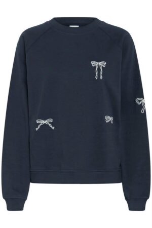 Marrot Bow Sweater Navy