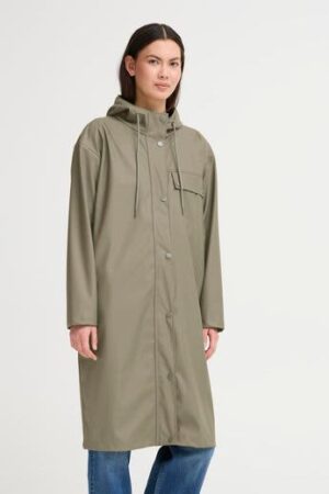 Tazi Long Raincoat Mulled Basil