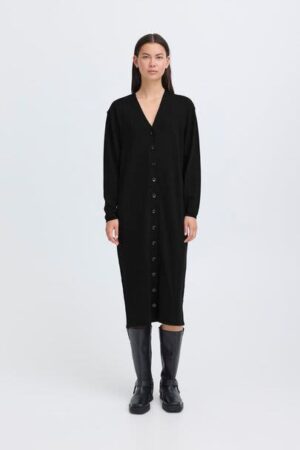 Boston Cardigan Dress Black
