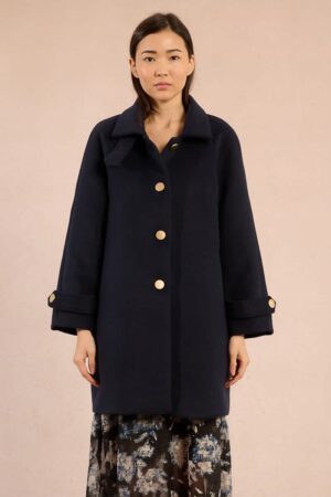 Lila Navy Coat