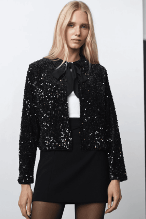 Monet Sequin Cardigan