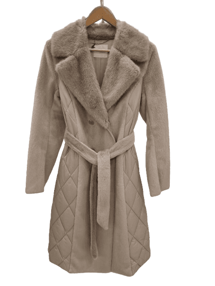 Jole Faux Fur Mix Coat