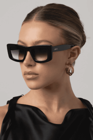 Marsha Sunglasses Black/Smoke