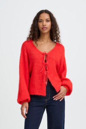 Dabria Cardigan Red