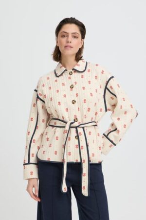 Kate Quilted Jacket Cream