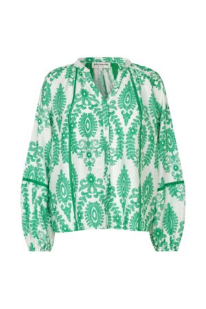 Vero Printed Shirt Light Green