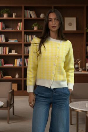 Helene Cardigan Yellow
