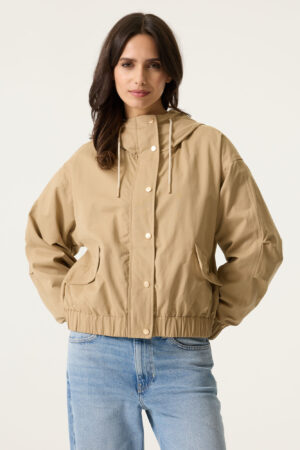 Gina Hooded Jacket Sandy Tan