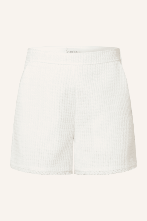 Eulalie Tweed Shorts  White