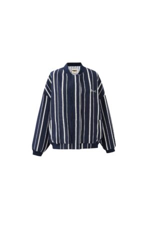 Mavericks Stripe Bomber