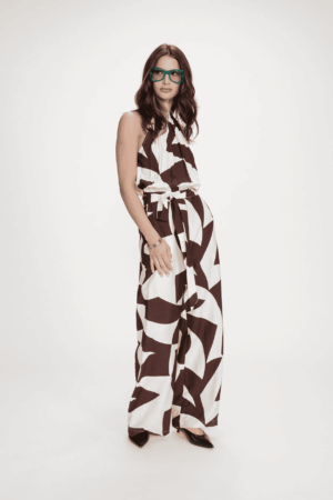 Vedette Chocolate Jumpsuit
