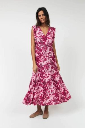 Samo Floral Dress Pink