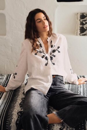 Teddy Embroidered Shirt