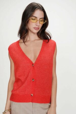 Nars Sleeveless Cardigan Orange