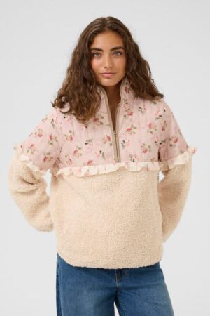 Aiko Floral Teddy Jacket