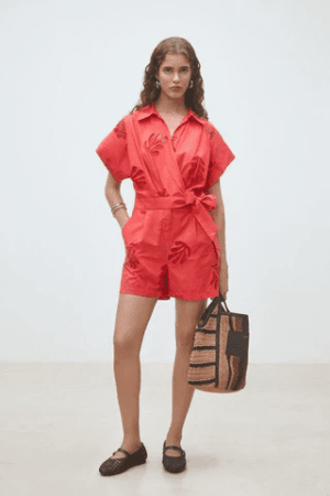 Tracy Playsuit Geranium