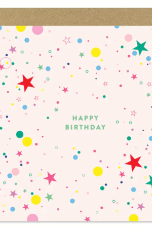 BB 'Happy Birthday Stars' Card